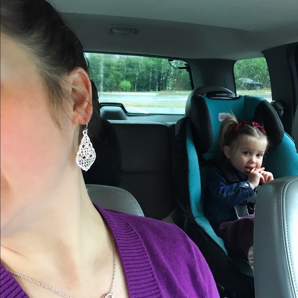 HP! NEW💙💎GORGEOUS FILIGREE EARRINGS💎💙BEAUTIFUL - Picture 4 of 8